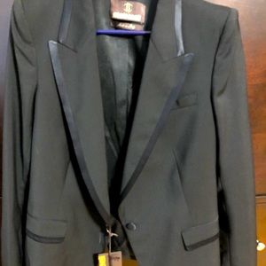 Roberto Cavalli tuxedo jacket size 46/8 NWT
